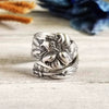 Wholesale Alloy Women's Distressed Flower Ring