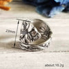 Wholesale Alloy Women's Distressed Flower Ring