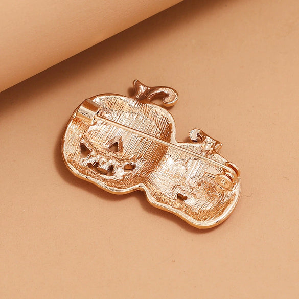 Wholesale Alloy Women's Funny Creative Dripping Oil Pumpkin Brooch