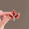 Wholesale Alloy Women's Natural Style Flower Pattern Electroplated Antiglare Brooch Collar Pin Coat Corsage Pin Accessories