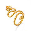 Wholesale Animal Pattern Stainless Steel Gold Plated Ring For Women