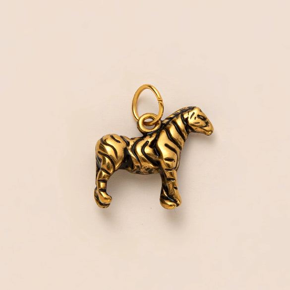 Wholesale Animal Series Pendant Stainless Steel Geometric Electroplated 18K Gold Color Unisex Diy Small Pendant