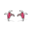 Wholesale Animal Style Zircon Earrings For Women Environmental Protection Copper With 925 Silver Needle And Real Gold Plating