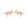 Wholesale Animal Style Zircon Earrings For Women Environmental Protection Copper With 925 Silver Needle And Real Gold Plating