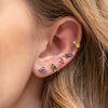 Wholesale Animal Style Zircon Earrings For Women Environmental Protection Copper With 925 Silver Needle And Real Gold Plating