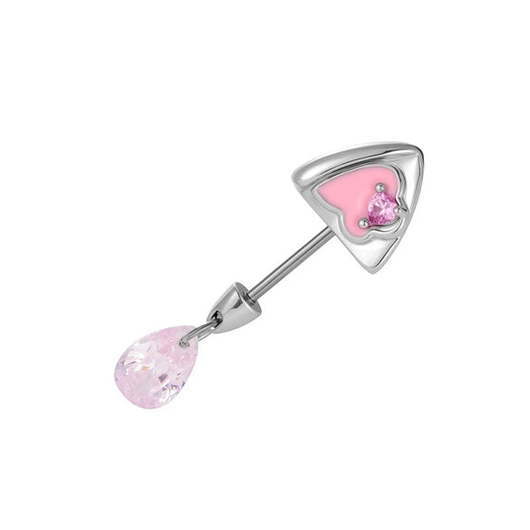 Wholesale Animal Zodiac Metal Electroplating Fashion Kitten Ear Titanium Steel Ear Nail Jewelry For Women