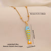 Wholesale Animal Zodiac Pattern Copper Pendant Necklace With Three Dimensional Swingable Fish Design Light Luxury Stainless Steel