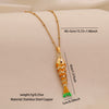 Wholesale Animal Zodiac Pattern Copper Pendant Necklace With Three Dimensional Swingable Fish Design Light Luxury Stainless Steel