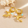 Wholesale Animal Zodiac Stainless Steel Accessories Pendant Earrings