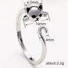Wholesale Animal Zodiac Style Copper Electroplated Opening Ring Bracelet For Women
