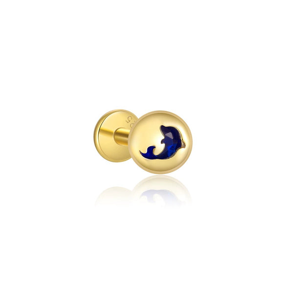 Wholesale Animal Zodiac Style Earrings S925 Sterling Silver With Zircon Inlay
