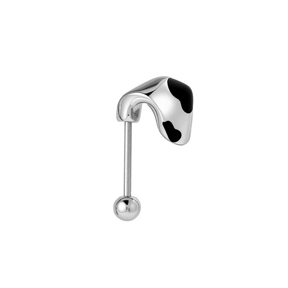 Wholesale Animal Zodiac Style Titanium Steel Electroplated Ear Nail Jewelry For Women