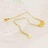 Wholesale Animals Style 316L Stainless Steel Goldplated Butterfly Bracelet For Women