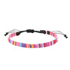 Wholesale Anklet Bohemian Handwoven Fabric Geometric Style Unisex