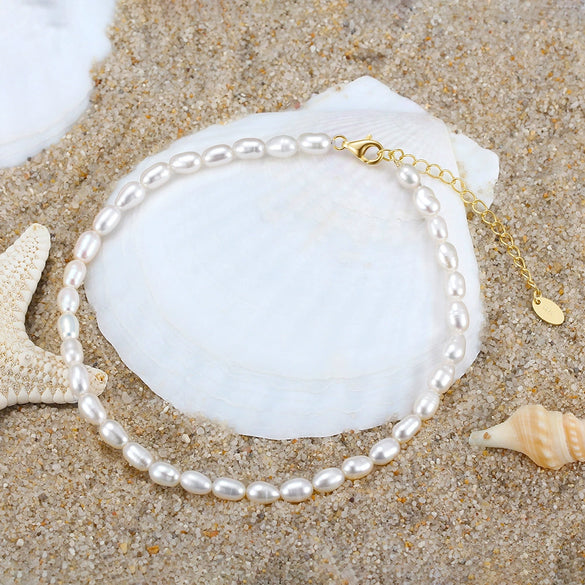 Wholesale Anklet Geometric S925 Sterling Silver Retro Style Women's