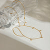 Wholesale Anklet 18K Gold Stainless Steel Geometric Style For Women