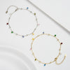 Wholesale Anklet S925 Sterling Silver Geometric Zircon Pendant Jewelry