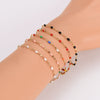 Wholesale Anklet Stainless Steel Geometric Ushaped Electroplated Lip Chain For Women