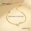 Wholesale Anklet Stainless Steel 18K Geometric Tassel Pearl Design Unisex