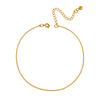 Wholesale Anklet 316L Stainless Steel Geometric Style Plated 18K Gold