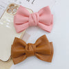 Wholesale Artificial Leather Handwoven Pleated Bow Jewelry And Phone Case Accessories