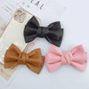 Wholesale Artificial Leather Handwoven Pleated Bow Jewelry And Phone Case Accessories