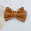 Wholesale Artificial Leather Handwoven Pleated Bow Jewelry And Phone Case Accessories