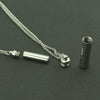 Wholesale Ashes Perfume Pendant Necklace Titanium Steel Geometric Cuban Chain Style For Men And Women