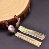 Wholesale Asymmetric Baroque Pearl Tassel Earrings For Women Natural Pearl Electroplated Jewelry