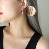 Wholesale Asymmetric Earrings 316L Stainless Steel 18K Gold Plated Geometric Style