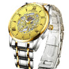 Wholesale Automatic Mechanical Men's Watch Stainless Steel Round Dial Business Style Waterproof