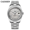 Wholesale Automatic Mechanical Watch Men's Stainless Steel Case Round Dial Sapphire Calendar Leisure Style