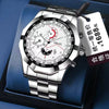 Wholesale Automatic Movement Watch Steel Strap Round Dial Luminous Waterproof Men's Leisure Watch