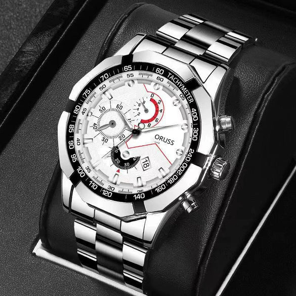 Wholesale Automatic Movement Watch Steel Strap Round Dial Luminous Waterproof Men's Leisure Watch