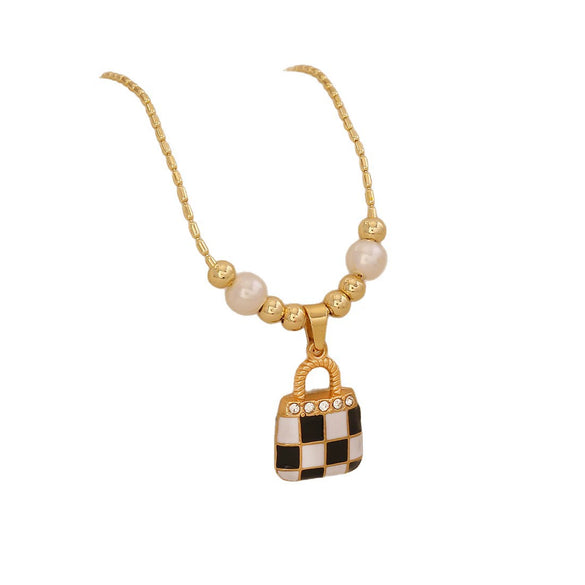 Wholesale Baby Lipstick Pendant Necklace Ice Cute Light Luxury Stainless Steel Fashion Jewelry
