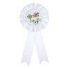 Wholesale Badge Tinplate White Flower Dripping Glue For Wedding Party Supplies