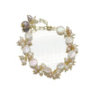 Wholesale Baroque Pearl Bracelet Retro Style Geometric Electroplated For Women