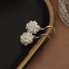 Wholesale Baroque Retro Women's Alien Shape Freshwater Pearl Earrings With S925 Silver Hook