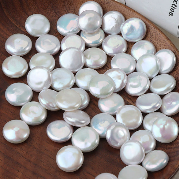 Wholesale Baroque Style Freshwater Pearl Naked Beads Buttons