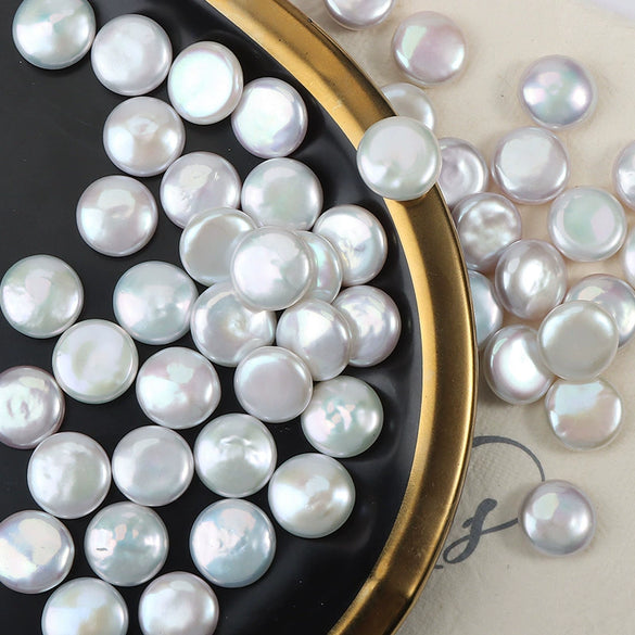 Wholesale Baroque Style Freshwater Pearl Naked Beads Buttons