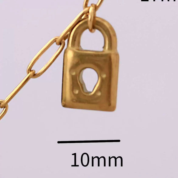 Wholesale Beach Starfish And Conch Pendant Necklace Natural Style Stainless Steel Mixed Gemstone Inlay 18K Gold Plated