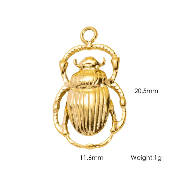 Wholesale Beach Wind Pendant Accessories Animal Style Starfish Shell 304 Stainless Steel Electroplated