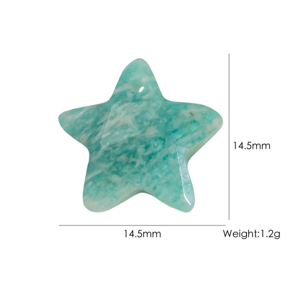 Wholesale Beach Wind Pendant Accessories Animal Style Starfish Shell 304 Stainless Steel Electroplated