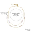 Wholesale Beaded Alloy Necklace Electroplated Geometric Style Women's Clavicle Chain