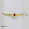 Wholesale Beaded Bracelet Copper Electroplated Twelve Constellations Style For Women