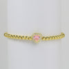 Wholesale Beaded Bracelet Copper Electroplated Twelve Constellations Style For Women