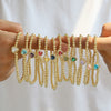 Wholesale Beaded Bracelet Copper Electroplated Twelve Constellations Style For Women