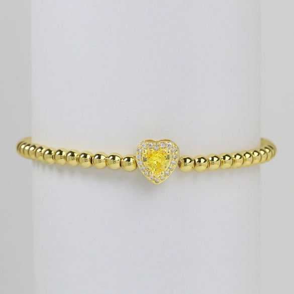 Wholesale Beaded Bracelet Copper Electroplated Twelve Constellations Style For Women