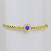 Wholesale Beaded Bracelet Copper Electroplated Twelve Constellations Style For Women