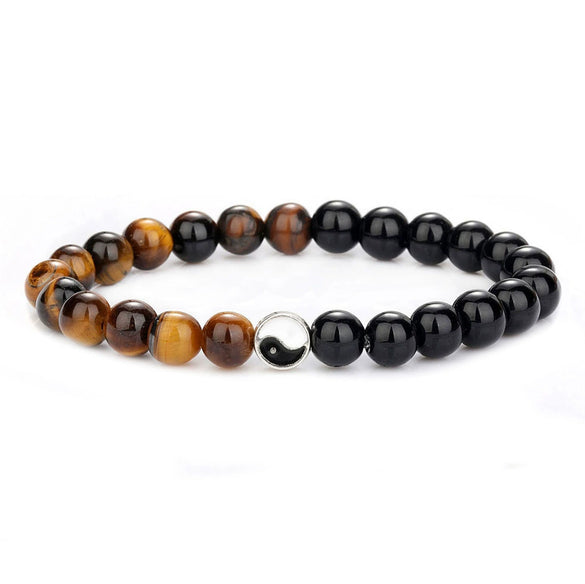 Wholesale Beaded Bracelet Copper Geometric Dripping Oil Style Unisex